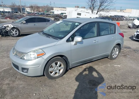 2007 Nissan Versa 1.8Sl from USA, damaged, VIN 3N1BC13E27L399202